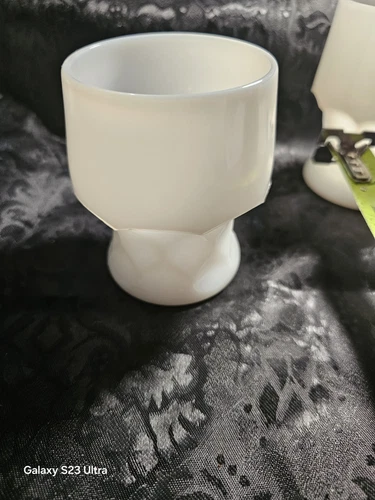 Vintage Viking Georgian Milk Glass White Tumbler Glasses. 1 Pc Only