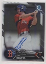 2016 Bowman Chrome Prospects Auto Sam Travis #BCAP-STR Auto 0o6v