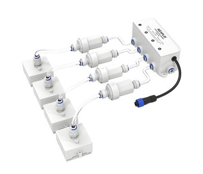 SEAFLO 24V Dry Bilge 4-Zone Splitter System Automatic Solenoid Valve Marine