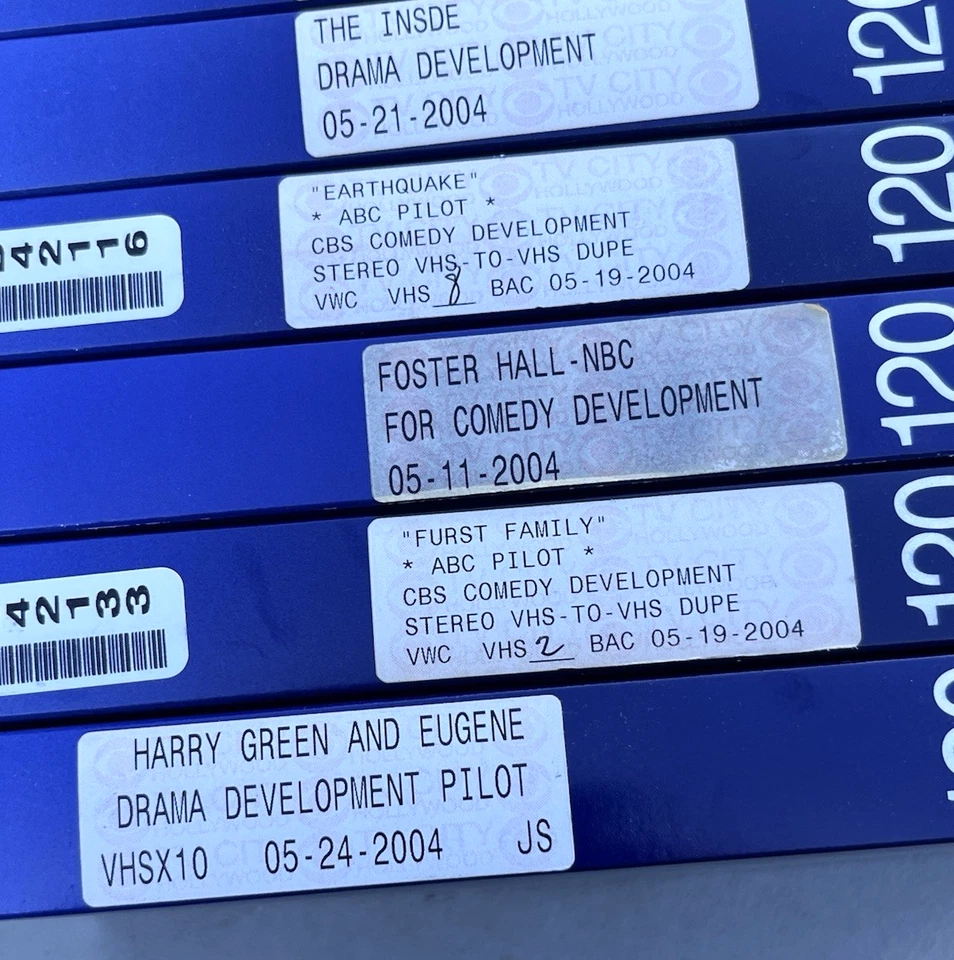 8 Television Show Sitcom Unreleased Failed Pilot Episode Production VHS Lot 2004 - Image 3 of 4