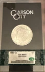1883-CC Morgan Silver Dollar CAC Graded MS64 GSA Treasure Hoard W/BOX