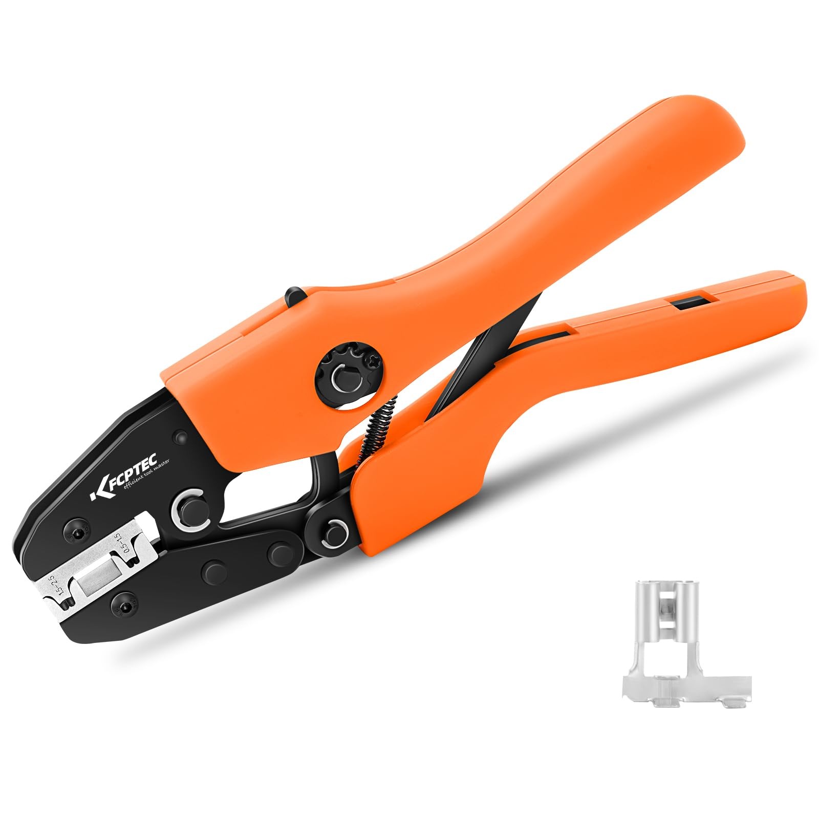 KF CPTEC Flag Terminal Crimper, 22-14 AWG for 90° Insulated Connectors