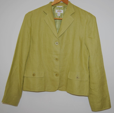 Talbots Damen Blazer aus Leinen Gr. 8 (38/40)