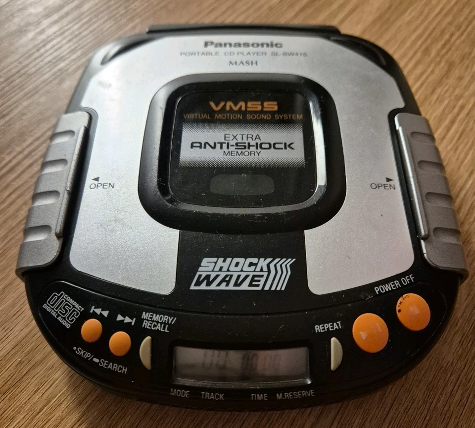 Panasonic Portable CD Player Sl-sw415 Walkmann