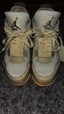 Off White X Air Jordan 4 SP  Sail
