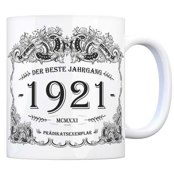1921 Der Beste Jahrgang Kaffeebecher Tasse Kaffeetasse Becher Mug Teetasse BüRo-image