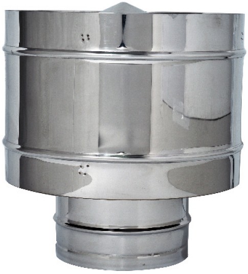 Comignolo Antivento Inox 300mm per Stufe e Camini | Alta Efficienza