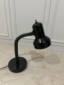 Underweiters Gooseneck Lamp Black Metal Adjustable Retro Desk Office Industrial