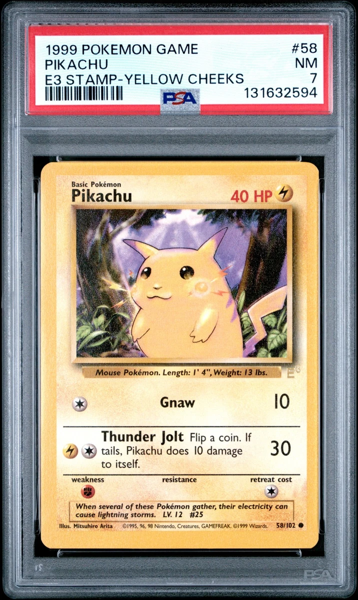 Pikachu Pokémon TCG Professional Sports Authenticator (PSA