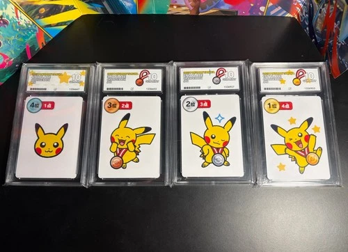 Pokemon TCG - Pikachu Taruka Japanese, 1st/2nd/3rd/4th Place Orange Back ACE 10