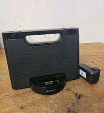 Portable Speaker Dock for iPhone 4/4S/3G Sony RDP-M5iP Battery & Mains Operated