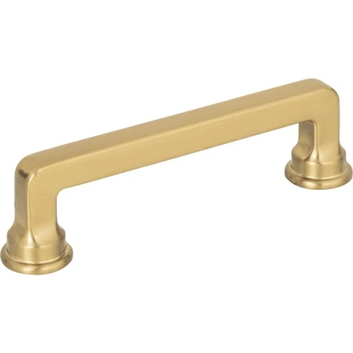 Atlas A102-WB Oskar Pull 3 3/4 Inch (c-c) - Warm Brass - Picture 1 of 2