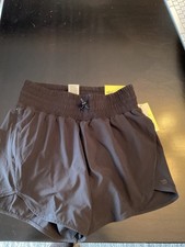 Women's Flex Woven High-Rise Shorts 3" - All In Motion - Black - S