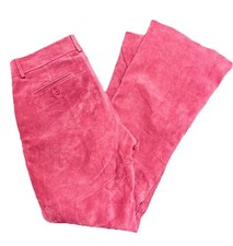 VTG Victoria  s Secret MODA International Pink 100 Suede Leather Pants SZ 8S