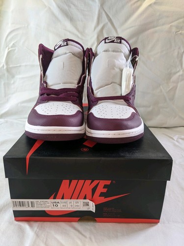 Air Jordan 1 Retro Alto OG Burdeos Nike Tenis Zapatos Para Hombre Talla 10 EE. UU. NUEVO SIN CAJA - Imagen 3 de 16