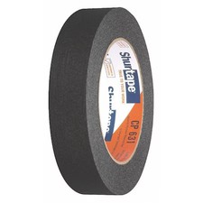 Shurtape 189115 Masking Tape, 24 Mm W X 55 M L, 4.9 Mil Thick, Black, Rubber