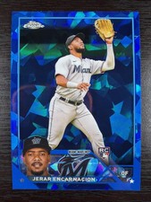 Jerar Encarnacion 2023 Topps Chrome Sapphire RC #318 Miami Marlins