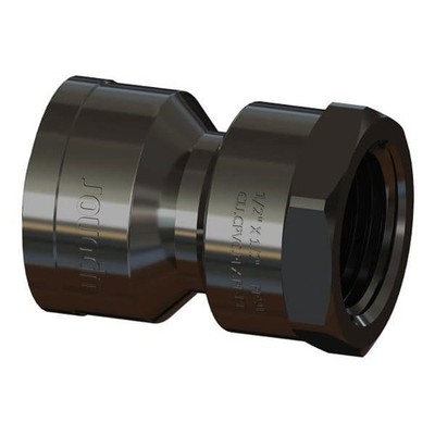 UPONOR TF4577575 ADAPTER 3/4'' ENGINEERED POLYMER 80 PSI PUSH-FIT FNPT