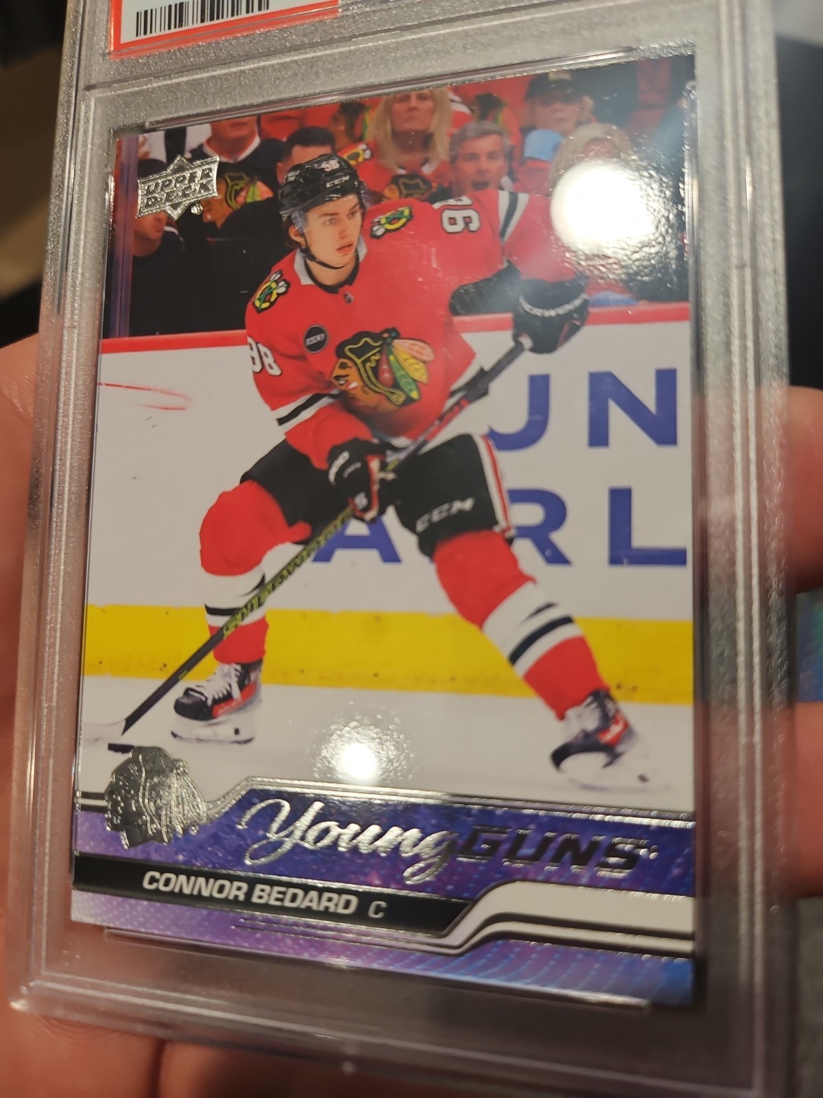 2023-24 Upper Deck Series 2 - Young Guns Connor Bedard #451 (RC) view 3
