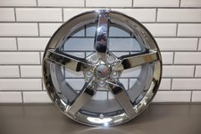 14-15 Chevy C7 Corvette Front 18x8.5 OEM 5 Spoke Chrome (QX3) Wheel (Curb Rash)