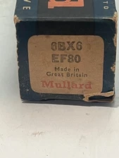 Mullard- The Master Valve- made in Britian