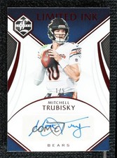 2019 Panini Limited INK Ruby Spotlight 1/5 Mitchell Trubisky #LI-MT Auto ix8
