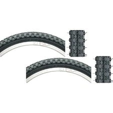 Pack of 2 Kenda K50 Tire 20 x 1.75 TPI 30 Clincher Wire Black BMX Bike