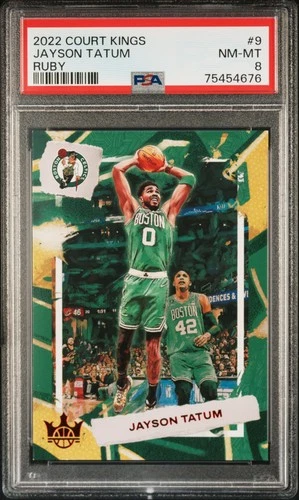 2022 Panini Court Kings Basketball Ruby Jayson Tatum #9 PSA 9