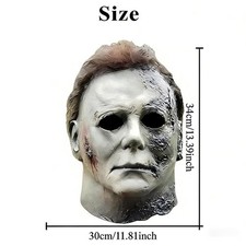 Halloween Cosplay Mask Michael Myers Horror Latex Full Face Mask for Party