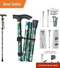 Portable Folding Cane with Slip-Resistant Tip: Ideal Mobility Aid for Seniors