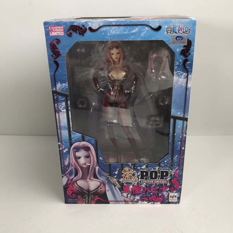 One Piece Black Cage Hina Figure LIMITED EDITION MegaHouse Portrait.Of.Pirates