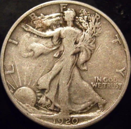 1920-S Walking Liberty Half Dollar Choice Original Fine