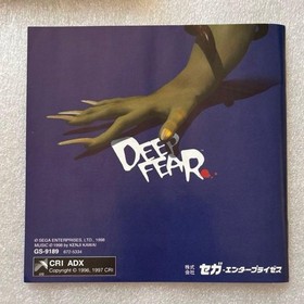 Deep Fear Sega Saturn NTSC-J Japan Authentic For Repair Junk