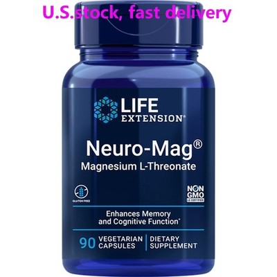 Neuro-Mag Magnesium L-Threonate from 2000 mg Magtein - Life Extension 90caps