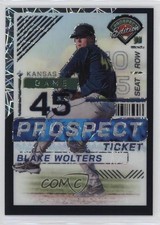 2024 Panini Prospect Edition Black Velocity Prizm 17/39 Blake Wolters #82 1b3