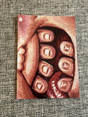 2022 Garbage Pail Kids Chrome Series 5 Purple Wave #187a Ginger