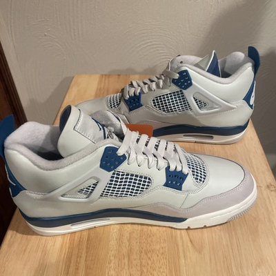 #ad Men’s Size 11 Nike Air Jordan 4 Retro 2024 Military Industrial Blue FV5029 141 $201.50
