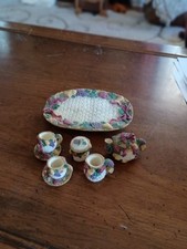 Vintage Country Cottage - Miniature Tea Party Set - Service for 2