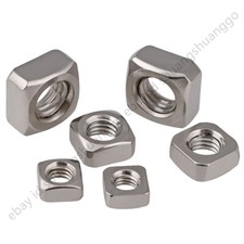 M3 M4 M5 M6 M8 M10 Sqaure Nuts Square Machine Screw Nut Stainless Steel