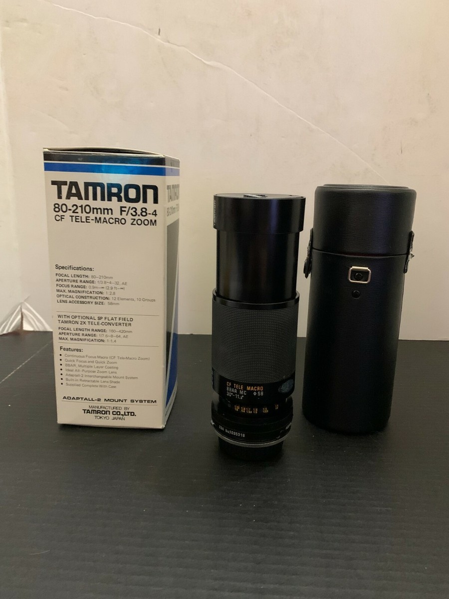 【WR】TAMRON 80-210mm F/3.8-4専用ケース付き Tamron 80-210mm F/3.8-4 Adaptable-2 Mount System Camera Lens