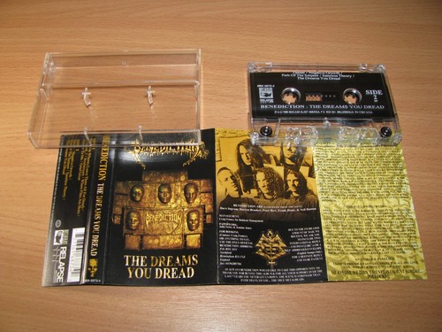 BENEDICTION The Dreams You Dread (MC 1995 Nuclear Blast USA 1st press) cassette - Picture 3 of 3