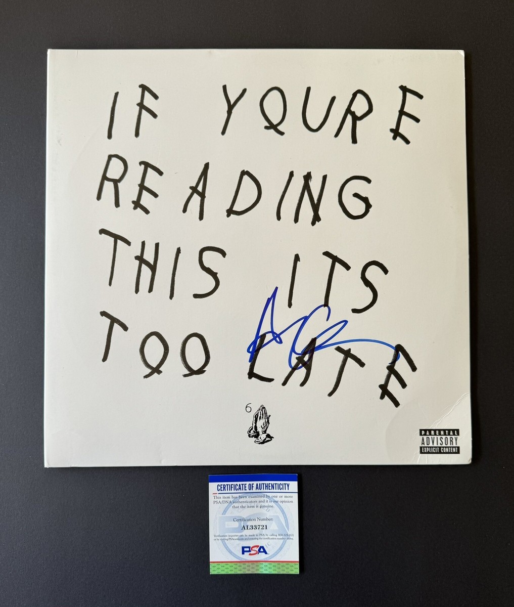 【額縁付き】 drake if you're reading this ポスター DRAKE Album Poster | If You're Reading This Its Too Late