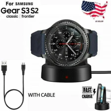 Wireless Charging Dock Cradle Smart Watch Charger Cable for Samsung S2 S3