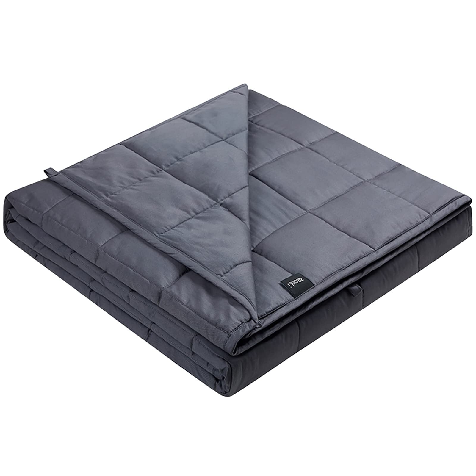 ZonLi 15 lbs Queen Size Weighted Blanket 60x80 Grey for Relaxation-image