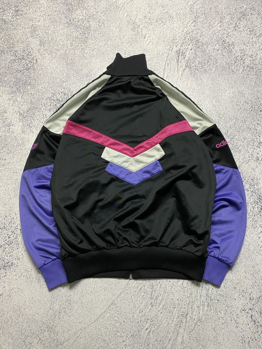 も*︎様 【90‘s】adidas track jacket VINTAGE 80'S 90'S ADIDAS TRACK JACKET. RED, BLUE AND WHITE