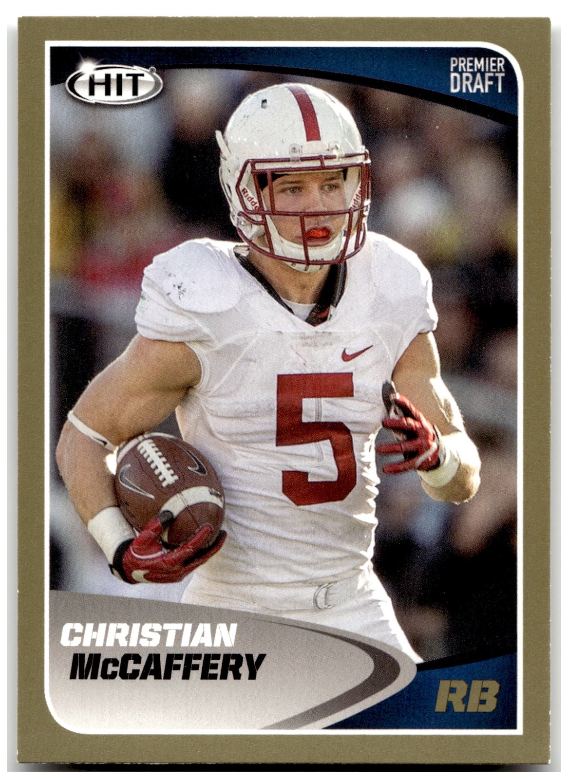 Christian McCaffrey SA-GE Hit Premier Draft #112 Gold