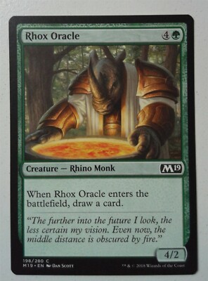 Rhox Oracle *Common* Magic MtG x1 Core 2019 M19