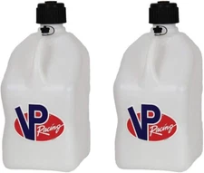 VP Racing Fuels 3522 Motorsport 5 Gallon Square Plastic Utility Jug White 2 Jugs
