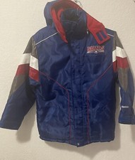 Reebok NFL New York Giants Full Zip Jacket With Removable Hoodie - Boys M 10-12