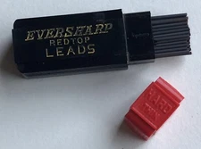 Vintage EVERSHARP Mechanical Pencil Lead H HARD .9mm Black NOS Bakelite 45pk USA
